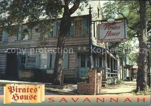 Savannah Georgia Pirates House Restaurant Kat. Savannah