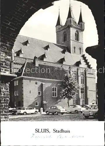 Sluis Netherlands Stadhuis Rathaus Kat. Sluis