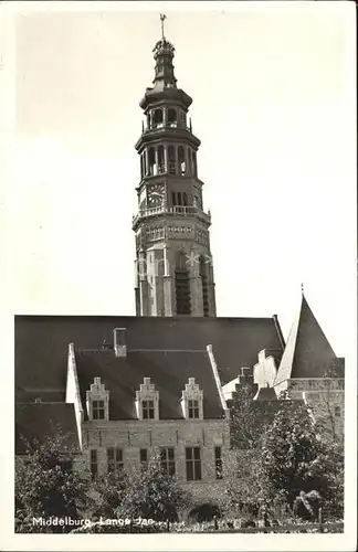 Middelburg Zeeland Lange Jan Turm der Koorkerk Kirche Kat. Middelburg