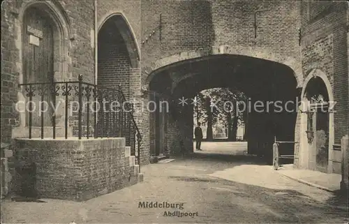 Middelburg Zeeland Abdijpoort Abtei Kat. Middelburg