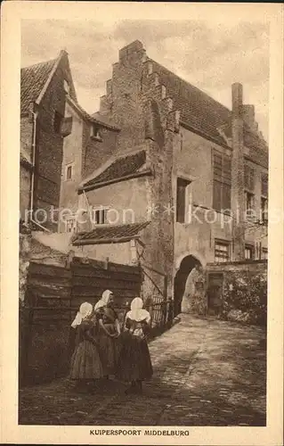 Middelburg Zeeland Kuiperspoort Trachten Kat. Middelburg