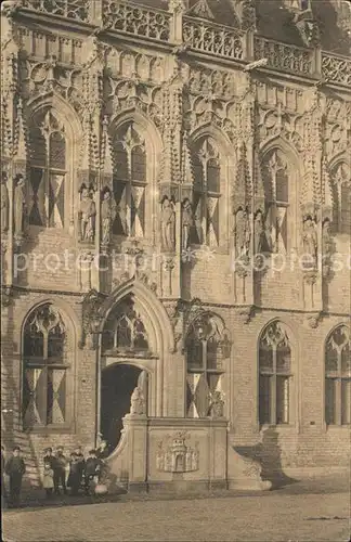 Middelburg Zeeland Gedeelte Voorgevel Stadhuis Rathaus Historisches Gebaeude 16. Jhdt. Kat. Middelburg