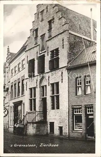 Zierikzee  s Gravesteen Giebelhaus Kat. Zierikzee