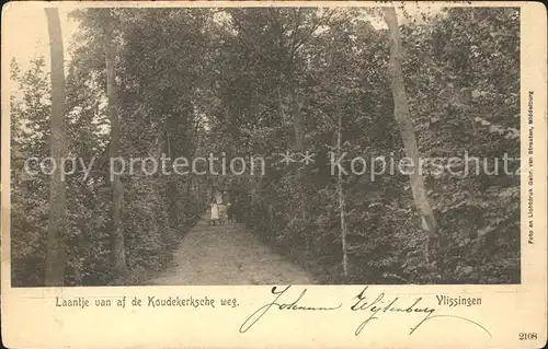 Vlissingen Laantje van af de Koudekerksche weg Kat. Vlissingen