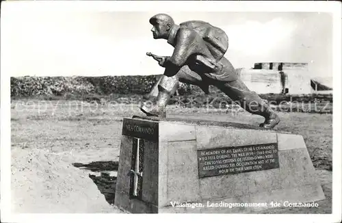 Vlissingen Landingsmonument 4e Commando Denkmal Kat. Vlissingen