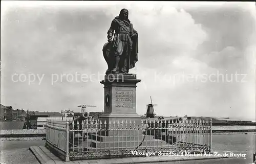 Vlissingen Standbeeld Michiel de Ruyter Denkmal Statue Kat. Vlissingen