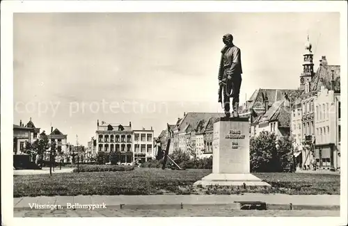 Vlissingen Bellamypark Standbeeld Frans Naerebout Denkmal Statue Kat. Vlissingen
