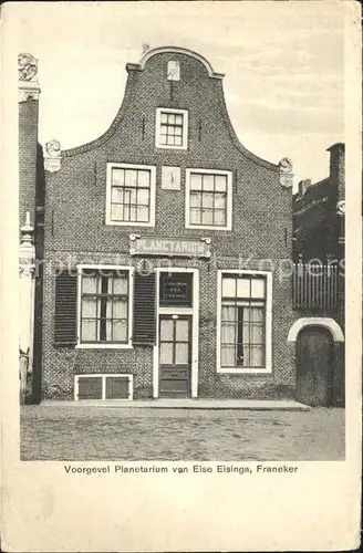 Franeker Planetarium van Eise Eisinga Kat. Franeker