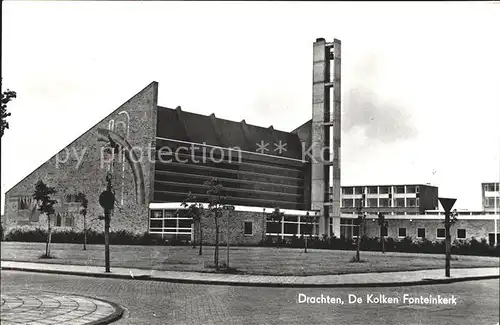 Drachten De Kolken Fonteinkerk Kirche Kat. Drachten