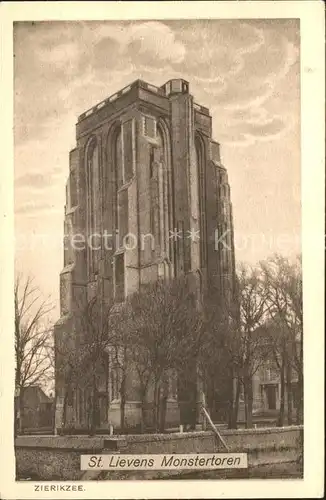 Zierikzee St Lievens Monstertoren Turm Kat. Zierikzee