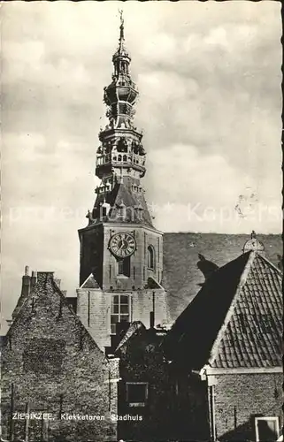 Zierikzee Klokketoren Stadhuis Glockenturm Rathaus Kat. Zierikzee