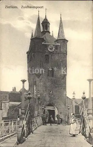 Zierikzee Zuidhavenpoort Zugbruecke Kat. Zierikzee