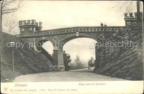 Nijmegen Brug Belvedere Kat. Nimwegen Nijmegen