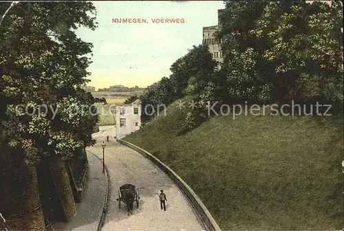 Nijmegen Voeweg Pferdekutsche Kat. Nimwegen Nijmegen