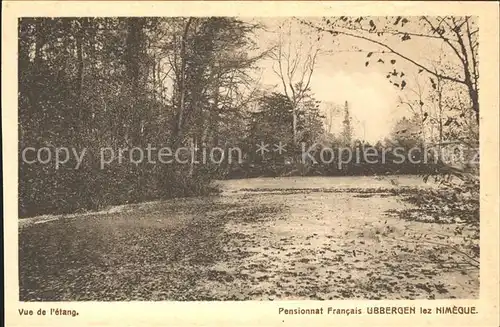 Nijmegen Pensionnat Francais Ubbergen  Kat. Nimwegen Nijmegen