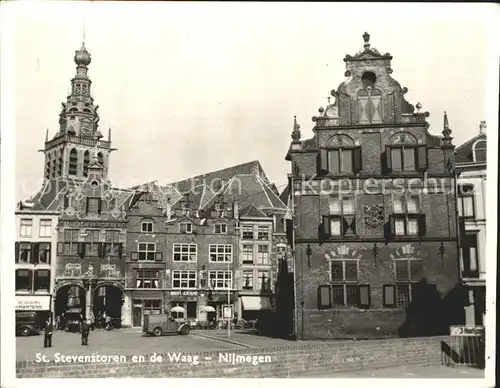 Nijmegen St. Stevenstoren Waag Kat. Nimwegen Nijmegen