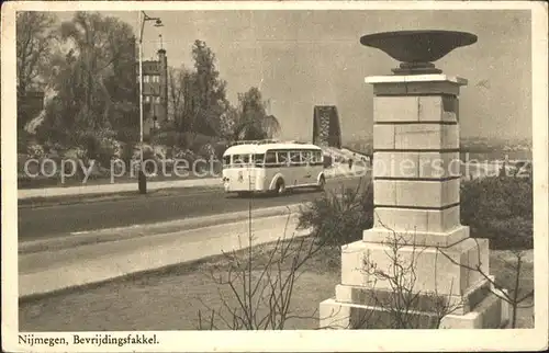 Nijmegen Bevrijdingsfakkel Bus  Kat. Nimwegen Nijmegen