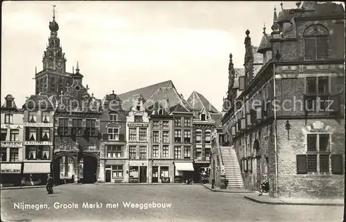 Nijmegen Groote Markt Waaggebouw Kat. Nimwegen Nijmegen