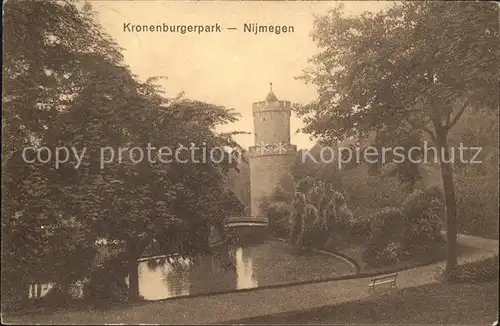 Nijmegen Kronenburgerpark  Kat. Nimwegen Nijmegen