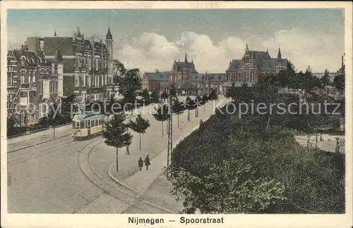 Nijmegen Spoorstraat Strassenbahn Kat. Nimwegen Nijmegen
