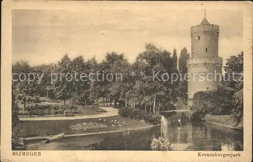 Nijmegen Kronenburgerpark Springbrunnen Kat. Nimwegen Nijmegen