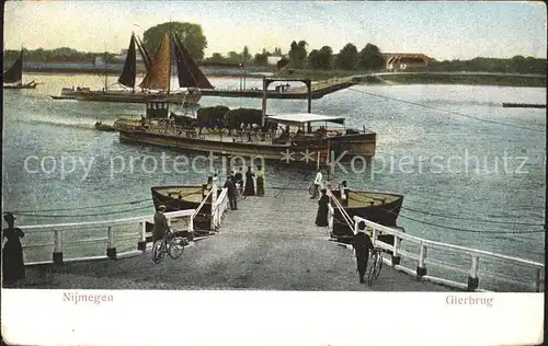 Nijmegen Gierbrug Hafen Faehre Kat. Nimwegen Nijmegen