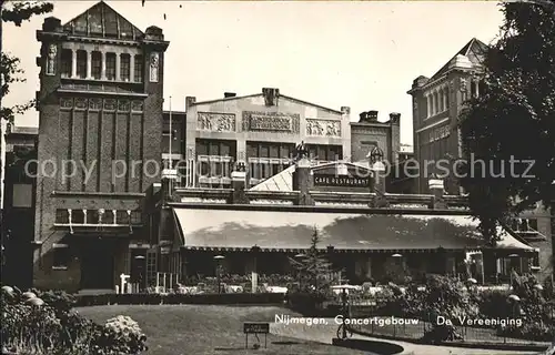 Nijmegen Concertgebouw Vereehiging Kat. Nimwegen Nijmegen