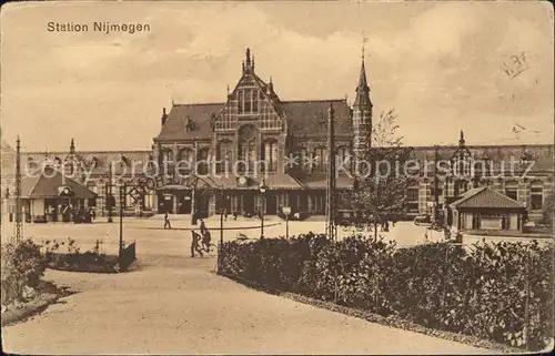 Nijmegen Station Pferdekutsche Kat. Nimwegen Nijmegen