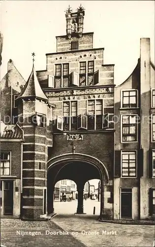 Nijmegen Doorblik Groote Markt Kat. Nimwegen Nijmegen