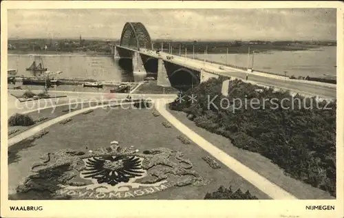 Nijmegen Waalbrug Kat. Nimwegen Nijmegen