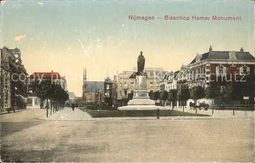 Nijmegen Bisschop Hamer Monument Kat. Nimwegen Nijmegen