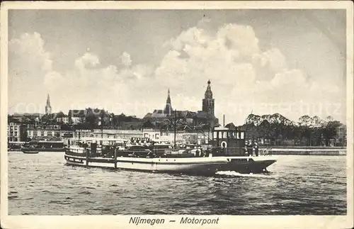 Nijmegen Motorpont Faehre Kat. Nimwegen Nijmegen