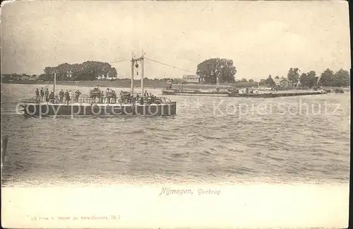 Nijmegen Gierbrug Faehre Kat. Nimwegen Nijmegen