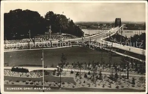 Nijmegen Oprit Waalbrug Kat. Nimwegen Nijmegen