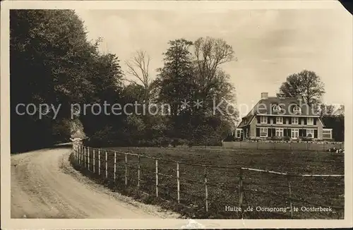 Oosterbeek Huize Oorsprong Kat. Oosterbeek