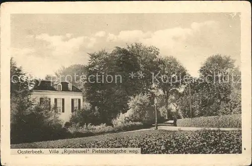 Oosterbeek Villa Rijnheuvel Pietersbergsche weg Kat. Oosterbeek