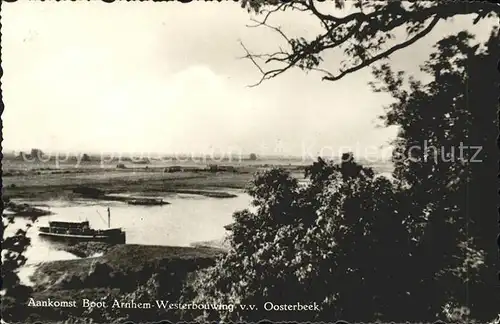 Oosterbeek Aankomst Boot Arnhem Westerbouwing Kat. Oosterbeek