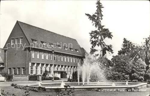 Winterswijk Fontein Postkantoor Kat. Winterswijk