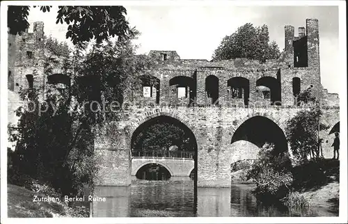 Zutphen Berkel Ruine Kat. Zutphen