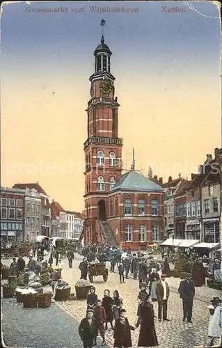 Zutphen Groeumarkt Wijhuistoren Kat. Zutphen