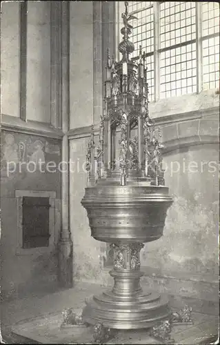 Zutphen St. Walburgskerk Doopvont Kat. Zutphen