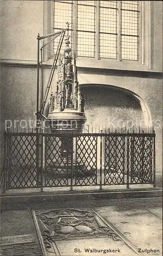 Zutphen St. Walburgskerk Kat. Zutphen