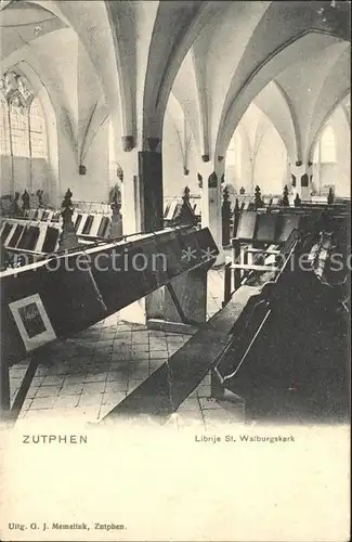 Zutphen Librije St. Walburgskerk Kat. Zutphen