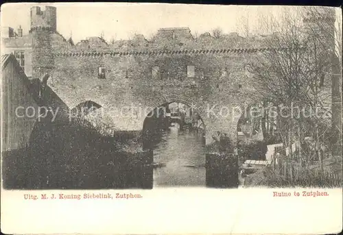 Zutphen Ruine  Kat. Zutphen