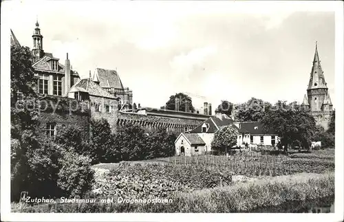 Zutphen Stadsmuur Drogenapstoren Kat. Zutphen