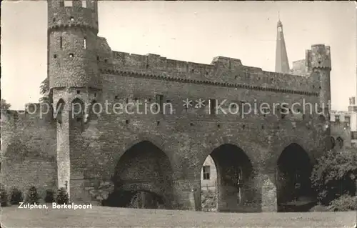 Zutphen Berkelpoort Kat. Zutphen