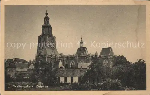 Zutphen St. Walburgskerk Kat. Zutphen