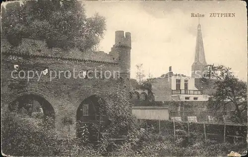 Zutphen Ruine Kat. Zutphen