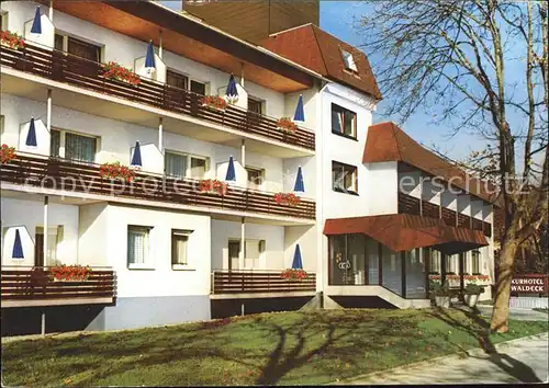 Bad Duerrheim Kurhotel Waldeck  Kat. Bad Duerrheim