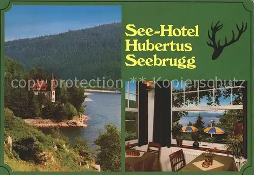 Seebrugg See Hotel Hubertus Kat. Schluchsee